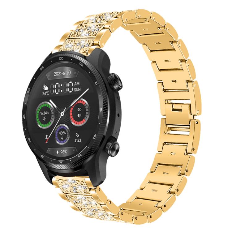 xDfind Diamond Jewelry Steel Watch Band, 20mm For Ticwatch GTH / E3 / E / 2, 22mm For Ticwatch Pro X / Pro3 / Pro / GTX / E2, 20mm For Xiaomi Haylou RS4 Plus LS11, 22mm For Xiaomi Watch S3/2 Pro/S2/S1, 22mm For Xiaomi Haylou Watch LS09B / LS05S / LS10 ...