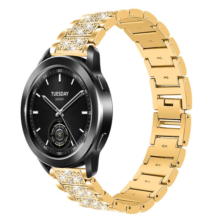 xDfind Diamond Jewelry Steel Watch Band, 20mm For Ticwatch GTH / E3 / E / 2, 22mm For Ticwatch Pro X / Pro3 / Pro / GTX / E2, 20mm For Xiaomi Haylou RS4 Plus LS11, 22mm For Xiaomi Watch S3/2 Pro/S2/S1, 22mm For Xiaomi Haylou Watch LS09B / LS05S / LS10 ...