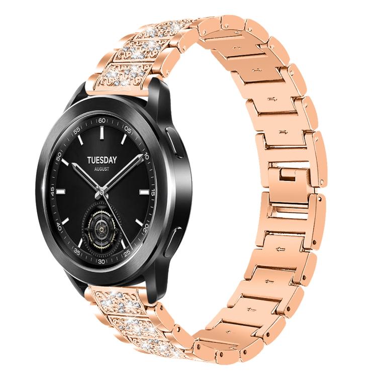 xDfind Diamond Jewelry Steel Watch Band, 20mm For Ticwatch GTH / E3 / E / 2, 22mm For Ticwatch Pro X / Pro3 / Pro / GTX / E2, 20mm For Xiaomi Haylou RS4 Plus LS11, 22mm For Xiaomi Watch S3/2 Pro/S2/S1, 22mm For Xiaomi Haylou Watch LS09B / LS05S / LS10 ...