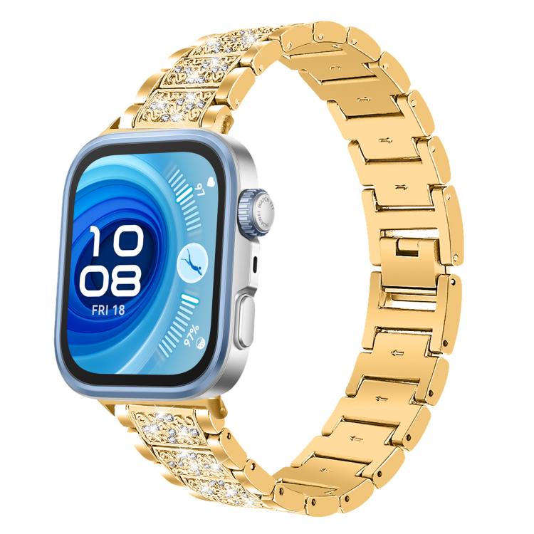 xDfind Diamond Jewelry Stainless Steel Watch Band, For Huawei Watch Fit 4 Pro / Fit 4 / Fit 3 20mm, For Huawei Band 10 / 9 / 8 14mm
