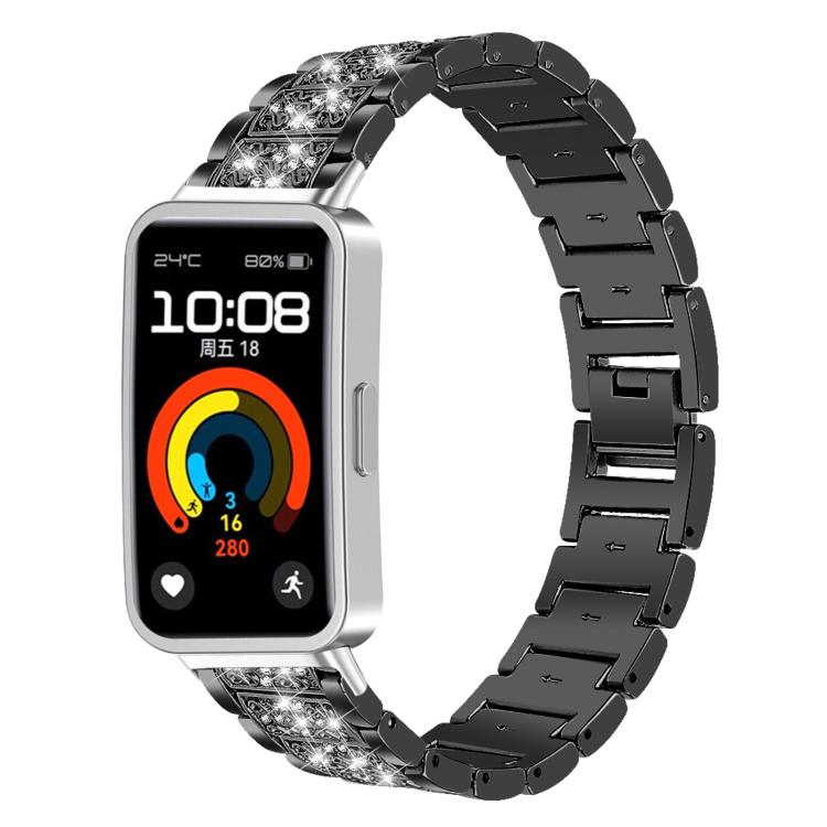 xDfind Diamond Jewelry Stainless Steel Watch Band, For Huawei Watch Fit 4 Pro / Fit 4 / Fit 3 20mm, For Huawei Band 10 / 9 / 8 14mm