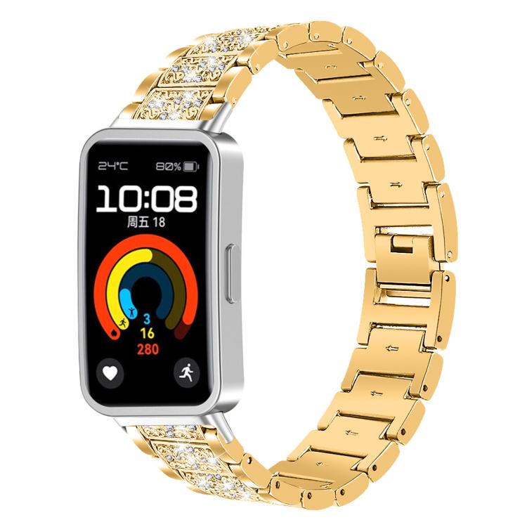 xDfind Diamond Jewelry Stainless Steel Watch Band, For Huawei Watch Fit 4 Pro / Fit 4 / Fit 3 20mm, For Huawei Band 10 / 9 / 8 14mm