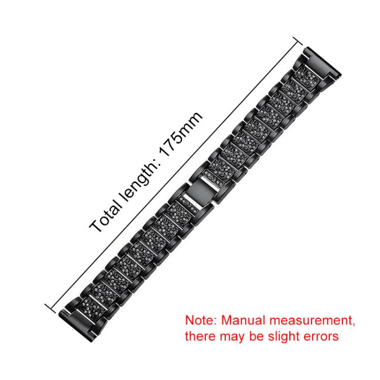 xDfind Diamond Jewelry Stainless Steel Watch Band, For Huawei Watch Fit 4 Pro / Fit 4 / Fit 3 20mm, For Huawei Band 10 / 9 / 8 14mm