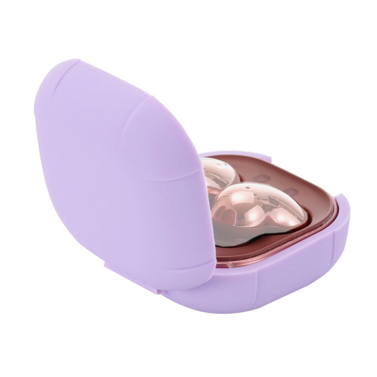 For Samsung Galaxy Buds Live Anti-fall Silicone Earphone Protective Case with Hook