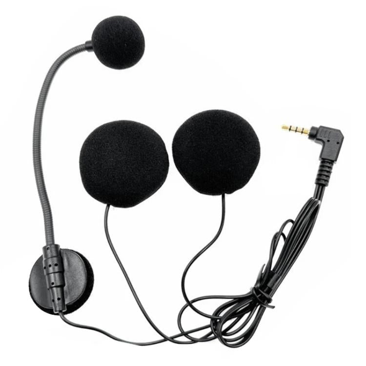 Motorcycle Half Helmet Intercom Headset Microphone, 3.5mm