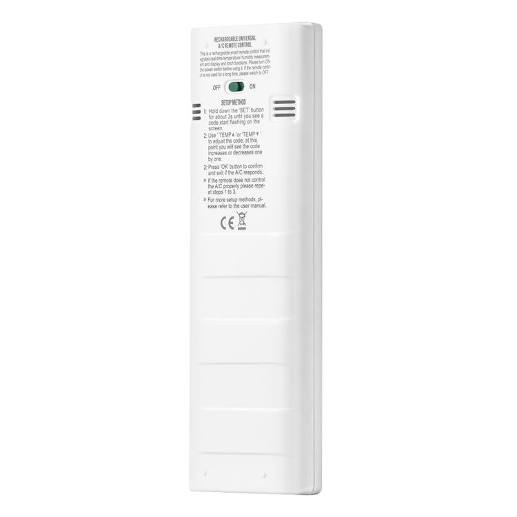 CHUNGHOP K-3308E Universal Air Conditioner Remote Control with Flashlight and LCD Backlight