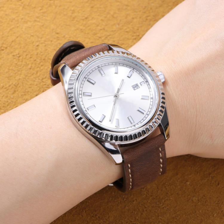 xDfind Retro Crazy Horse Texture Leather Watch Band, 24mm for Suunto 9 / 9 Baro / D5 / Core / 7, 14mm, 18mm