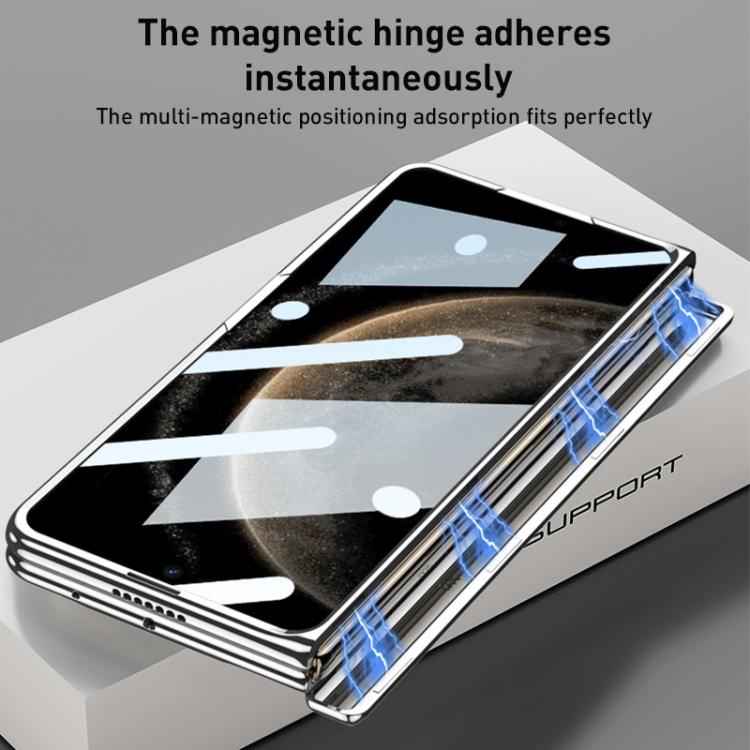 For Huawei Mate X6 GKK Integrated Magnetic Folding Supercar Phone Case(Black)