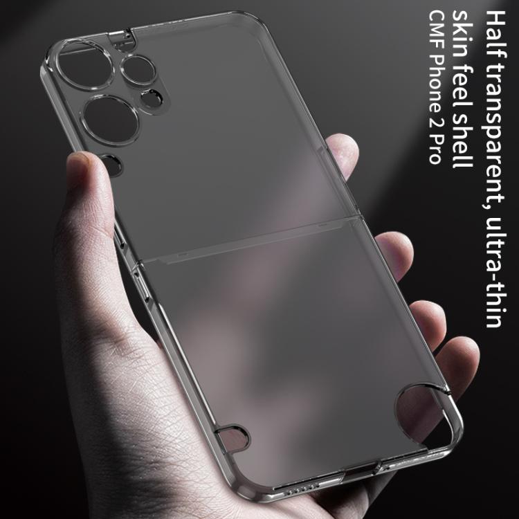 For Nothing CMF Phone 2 Pro GKK Skin Feel Matte Translucent Phone Case(Black)