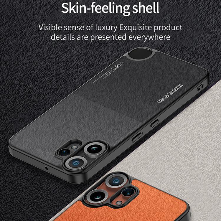 For Nothing CMF Phone 2 Pro GKK Skin Feel Leather Phone Case(White Grey)