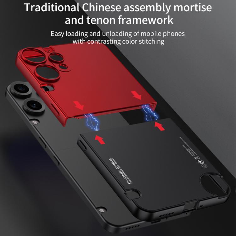 For Nothing CMF Phone 2 Pro GKK Mortise-Tenon Connection Contrast Color Shockproof Phone Case(Black)