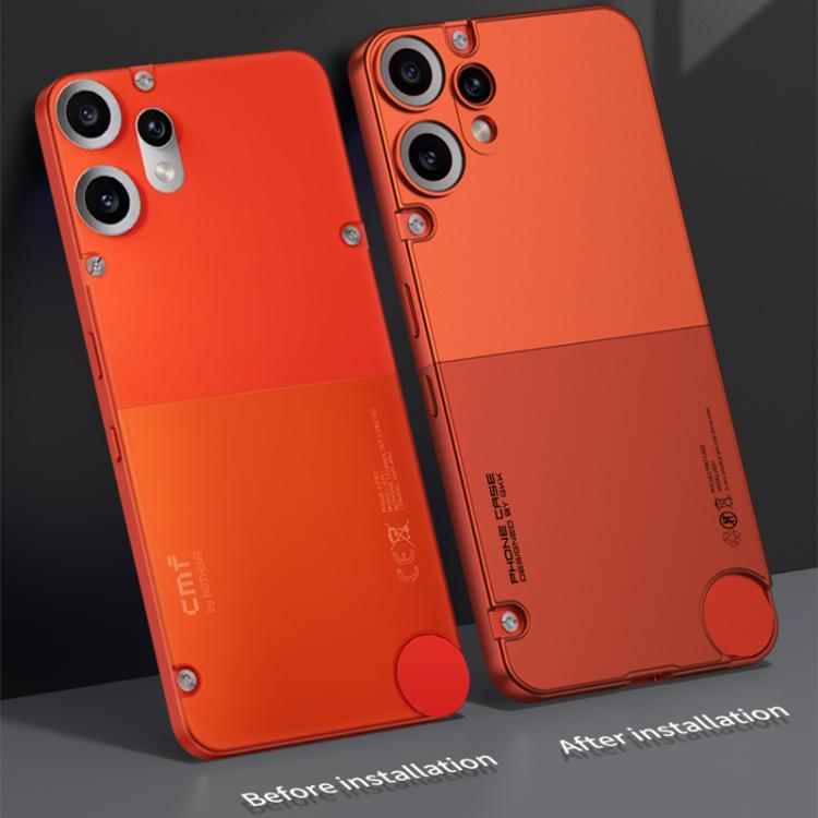 For Nothing CMF Phone 2 Pro GKK Mortise-Tenon Connection Contrast Color Shockproof Phone Case(Black)