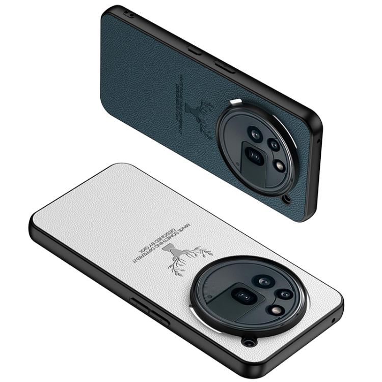 For Nothing Phone 3a Pro GKK Skin Feel Leather Elk Phone Case(Black)