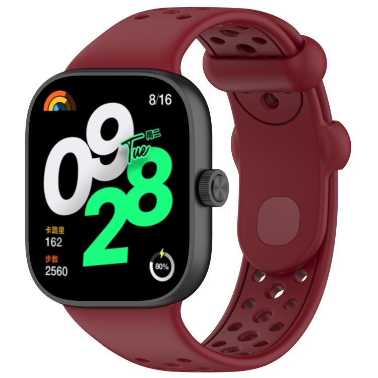 xDfind BreathableHole Solid Color Silicone Watch Band, For Xiaomi Band 9 Pro / Redmi Watch 6 / 5