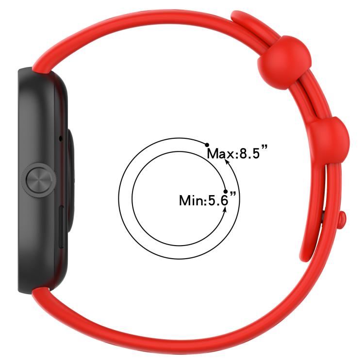 xDfind BreathableHole Solid Color Silicone Watch Band, For Xiaomi Band 9 Pro / Redmi Watch 6 / 5