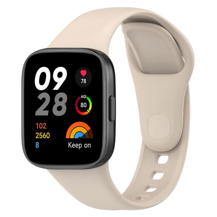 xDfind Solid Color Silicone Watch Band, with Button, For Redmi Watch 3