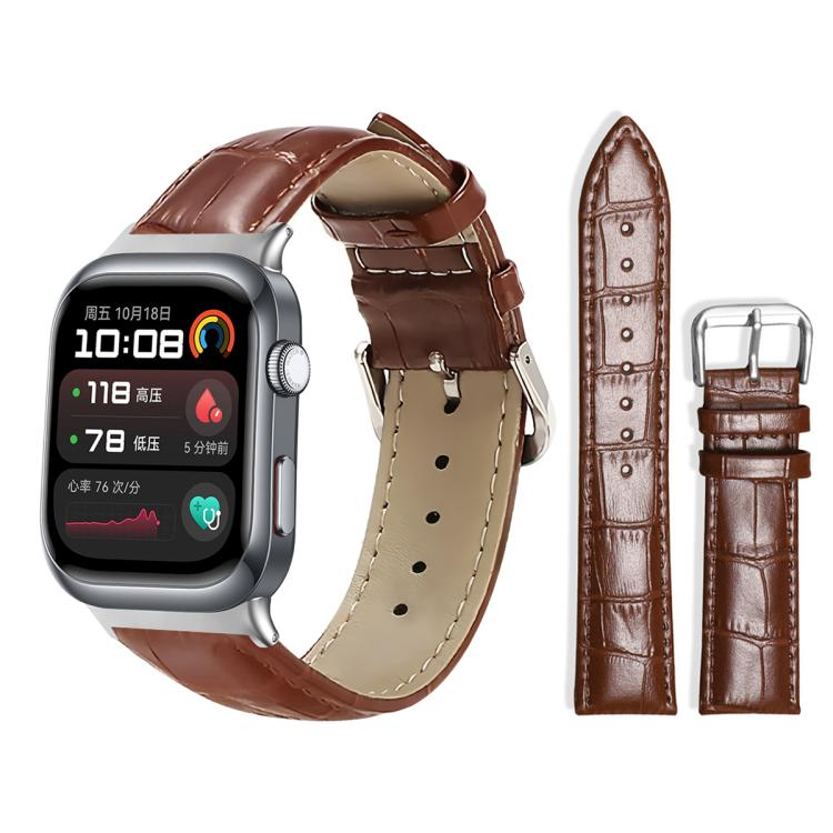xDfind Bamboo Texture Pin Buckle Leather Watch Band, For Huawei Watch Fit 4 Pro / Fit 4 / Fit 3 20mm, For Huawei Band 10 / 9 / 8 14mm, For Huawei Watch D2 22mm