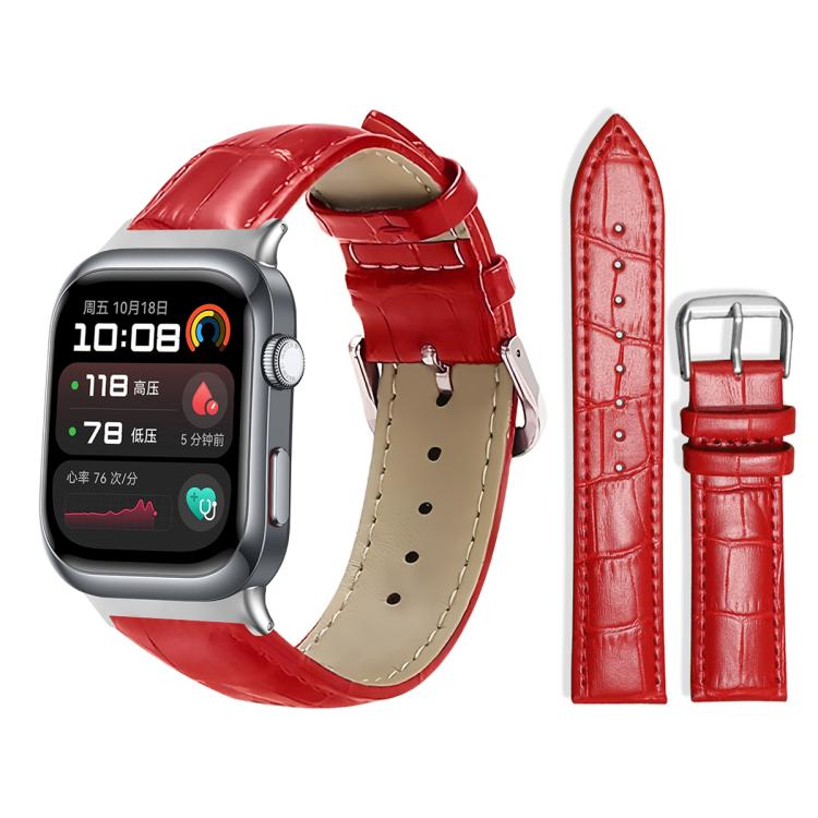xDfind Bamboo Texture Pin Buckle Leather Watch Band, For Huawei Watch Fit 4 Pro / Fit 4 / Fit 3 20mm, For Huawei Band 10 / 9 / 8 14mm, For Huawei Watch D2 22mm