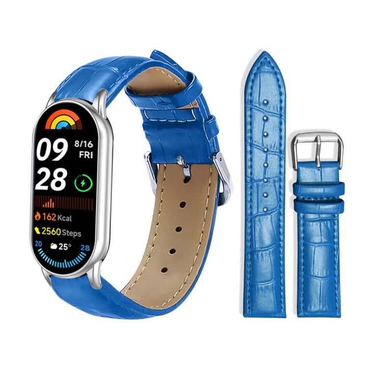xDfind Bamboo Texture Pin Buckle Leather Watch Band, For Xiaomi Band 9 Pro / Redmi Watch 6 / 5, For Xiaomi Smart Band 10 / 9 / 8 / NFC 14mm, For Redmi Watch 3 Active / Lite 20mm, For Redmi Watch 3 20mm