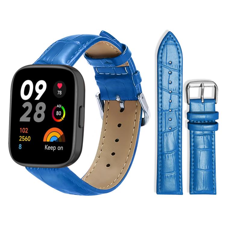 xDfind Bamboo Texture Pin Buckle Leather Watch Band, For Xiaomi Band 9 Pro / Redmi Watch 6 / 5, For Xiaomi Smart Band 10 / 9 / 8 / NFC 14mm, For Redmi Watch 3 Active / Lite 20mm, For Redmi Watch 3 20mm