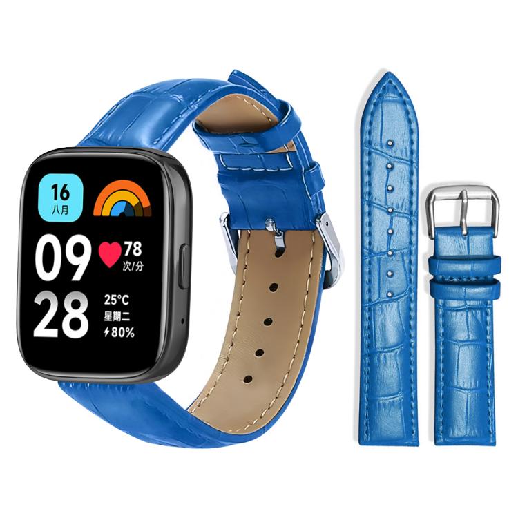 xDfind Bamboo Texture Pin Buckle Leather Watch Band, For Xiaomi Band 9 Pro / Redmi Watch 6 / 5, For Xiaomi Smart Band 10 / 9 / 8 / NFC 14mm, For Redmi Watch 3 Active / Lite 20mm, For Redmi Watch 3 20mm