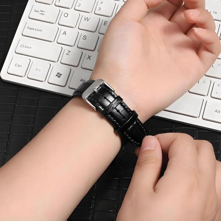 xDfind Bamboo Texture Pin Buckle Leather Watch Band, 20mm For COROS APEX 2 42mm / PACE 2