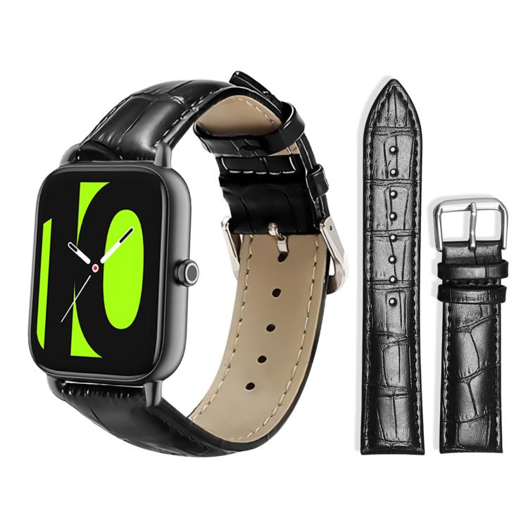 xDfind Bamboo Texture Pin Buckle Leather Watch Band, 22mm For Xiaomi Watch S3/2 Pro/S2/S1, 22mm For Xiaomi Haylou Watch LS09B / LS05S / LS10, 20mm For Xiaomi Haylou RS4 Plus LS11 / LS12
