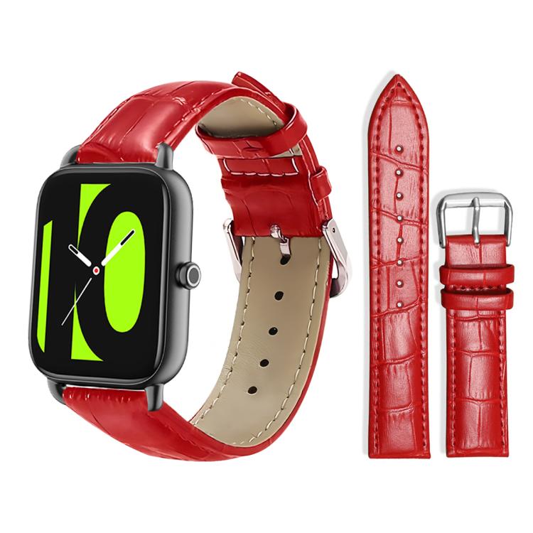 xDfind Bamboo Texture Pin Buckle Leather Watch Band, 22mm For Xiaomi Watch S3/2 Pro/S2/S1, 22mm For Xiaomi Haylou Watch LS09B / LS05S / LS10, 20mm For Xiaomi Haylou RS4 Plus LS11 / LS12