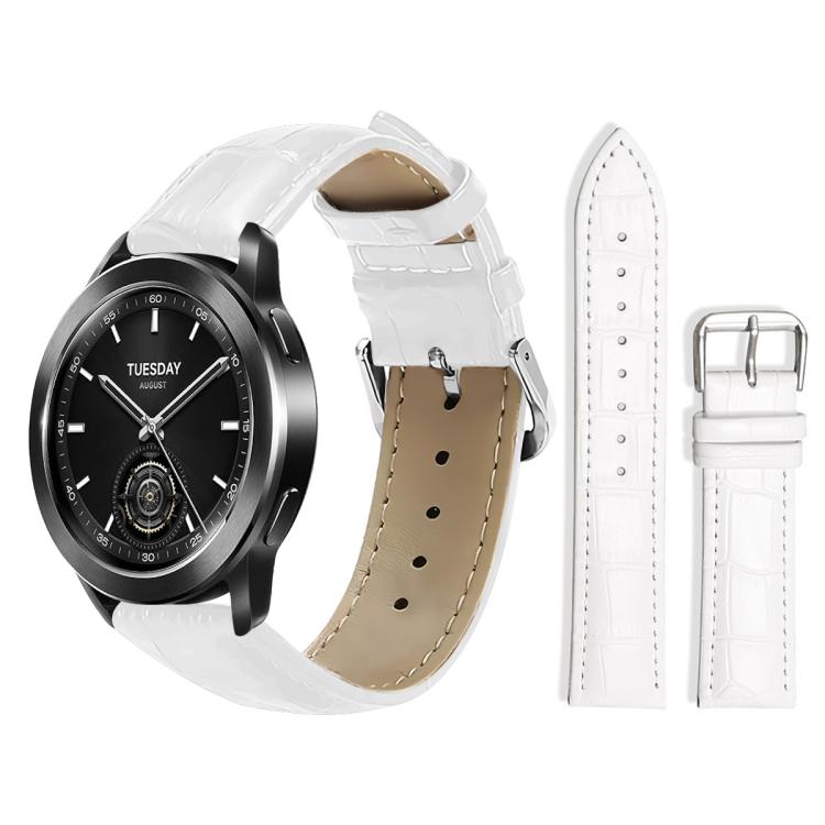 xDfind Bamboo Texture Pin Buckle Leather Watch Band, 22mm For Xiaomi Watch S3/2 Pro/S2/S1, 22mm For Xiaomi Haylou Watch LS09B / LS05S / LS10, 20mm For Xiaomi Haylou RS4 Plus LS11 / LS12