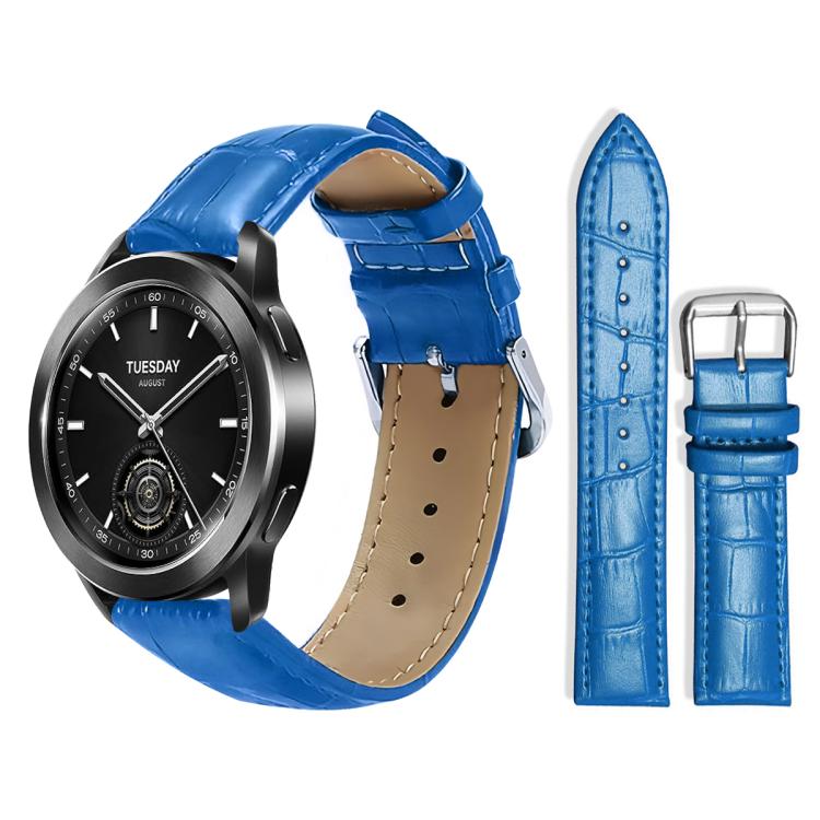 xDfind Bamboo Texture Pin Buckle Leather Watch Band, 22mm For Xiaomi Watch S3/2 Pro/S2/S1, 22mm For Xiaomi Haylou Watch LS09B / LS05S / LS10, 20mm For Xiaomi Haylou RS4 Plus LS11 / LS12