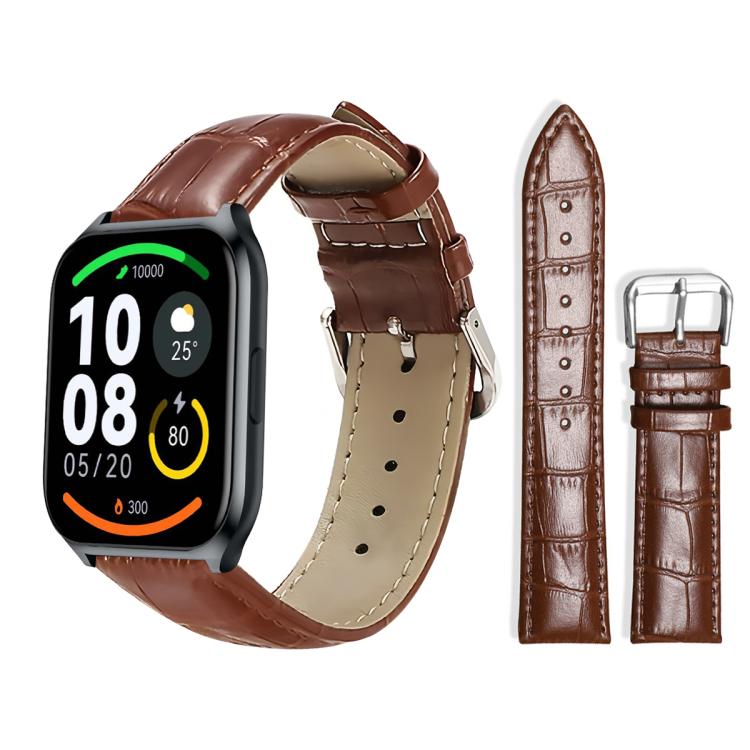 xDfind Bamboo Texture Pin Buckle Leather Watch Band, 22mm For Xiaomi Watch S3/2 Pro/S2/S1, 22mm For Xiaomi Haylou Watch LS09B / LS05S / LS10, 20mm For Xiaomi Haylou RS4 Plus LS11 / LS12
