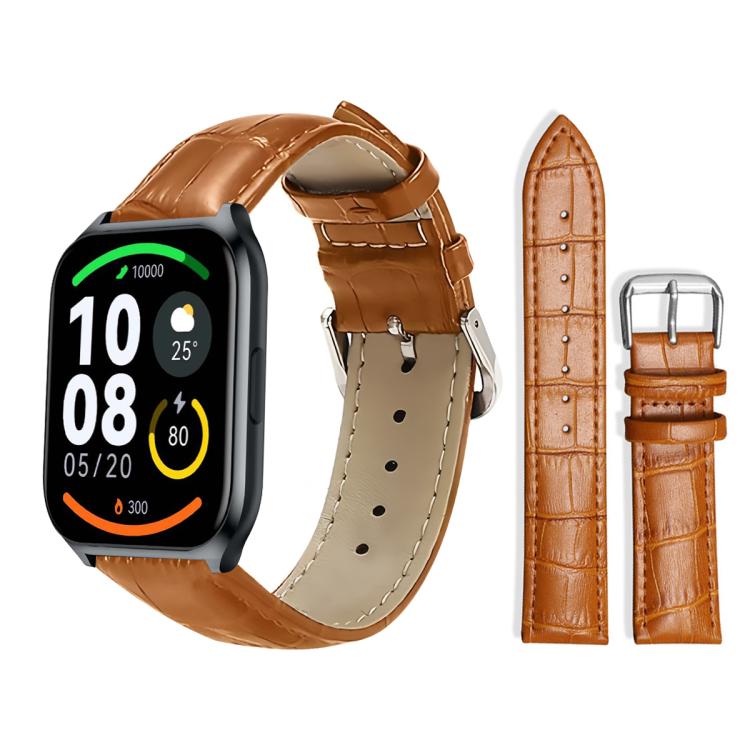 xDfind Bamboo Texture Pin Buckle Leather Watch Band, 22mm For Xiaomi Watch S3/2 Pro/S2/S1, 22mm For Xiaomi Haylou Watch LS09B / LS05S / LS10, 20mm For Xiaomi Haylou RS4 Plus LS11 / LS12