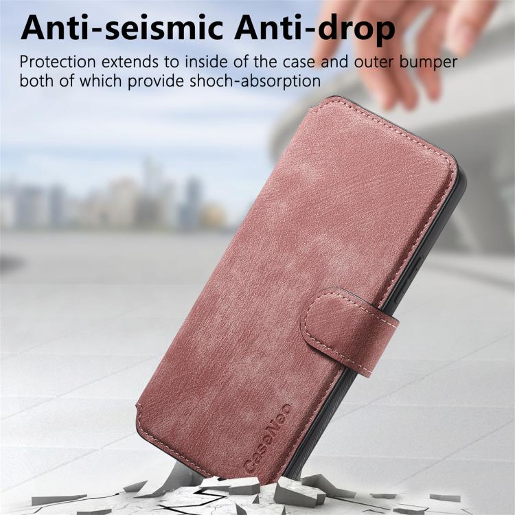 For Nothing Phone 3a CaseNeo MagSafe RFID Anti-theft Retro Leather Phone Case(Pink)