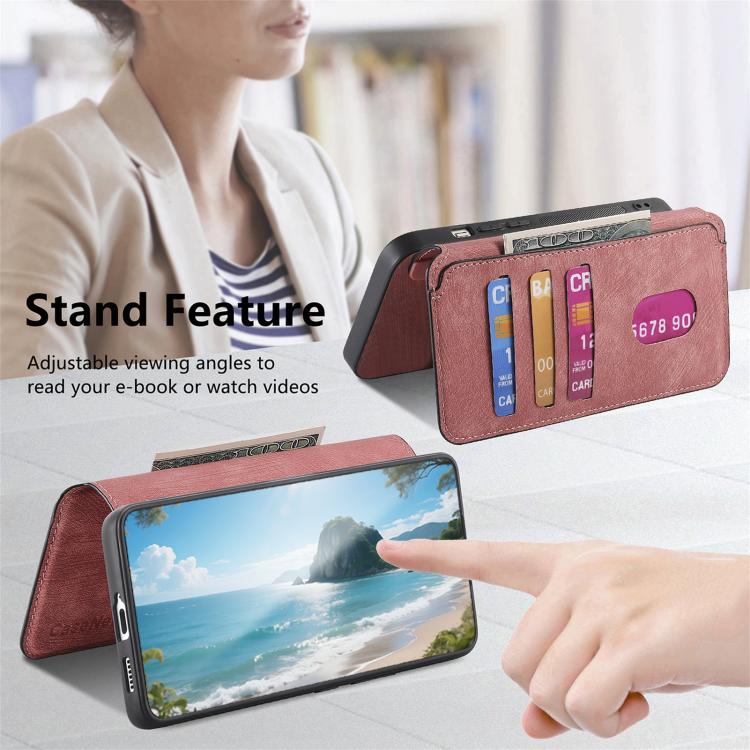 For Nothing Phone 3a CaseNeo MagSafe RFID Anti-theft Retro Leather Phone Case(Pink)