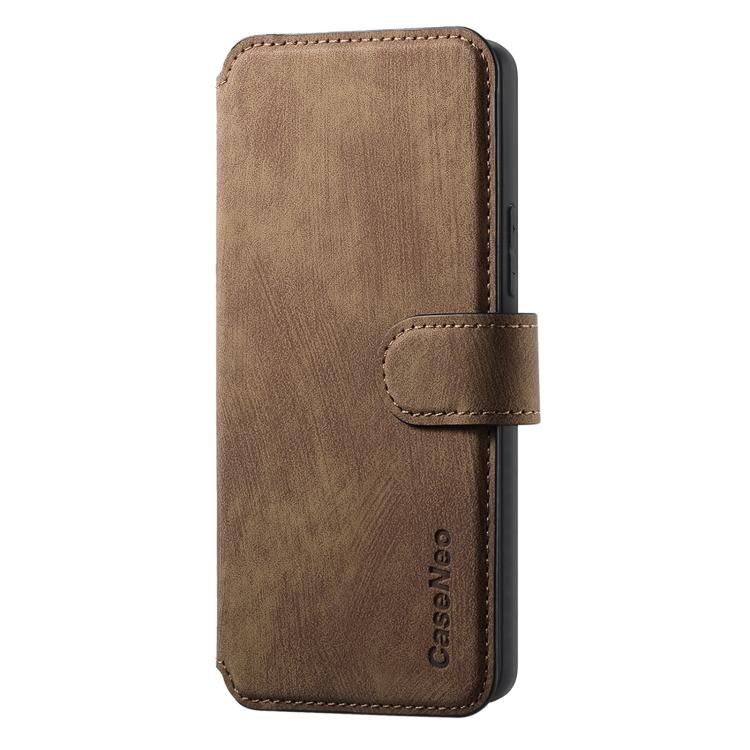 For Nothing Phone 3a Pro CaseNeo MagSafe RFID Anti-theft Retro Leather Phone Case(Brown)