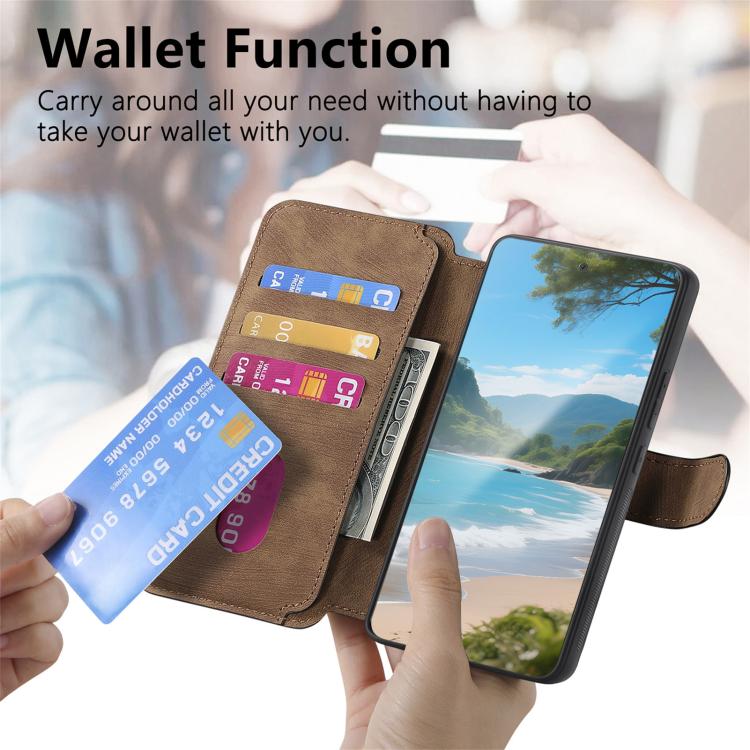 For Nothing Phone 3a Pro CaseNeo MagSafe RFID Anti-theft Retro Leather Phone Case(Brown)