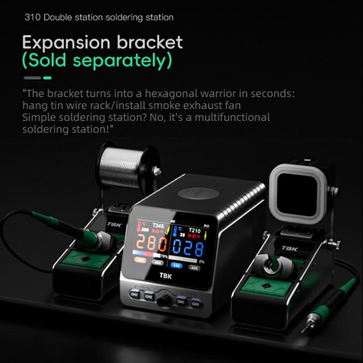 TBK 310 Intelligent Double-station Soldering Station, Plug:UK Plug