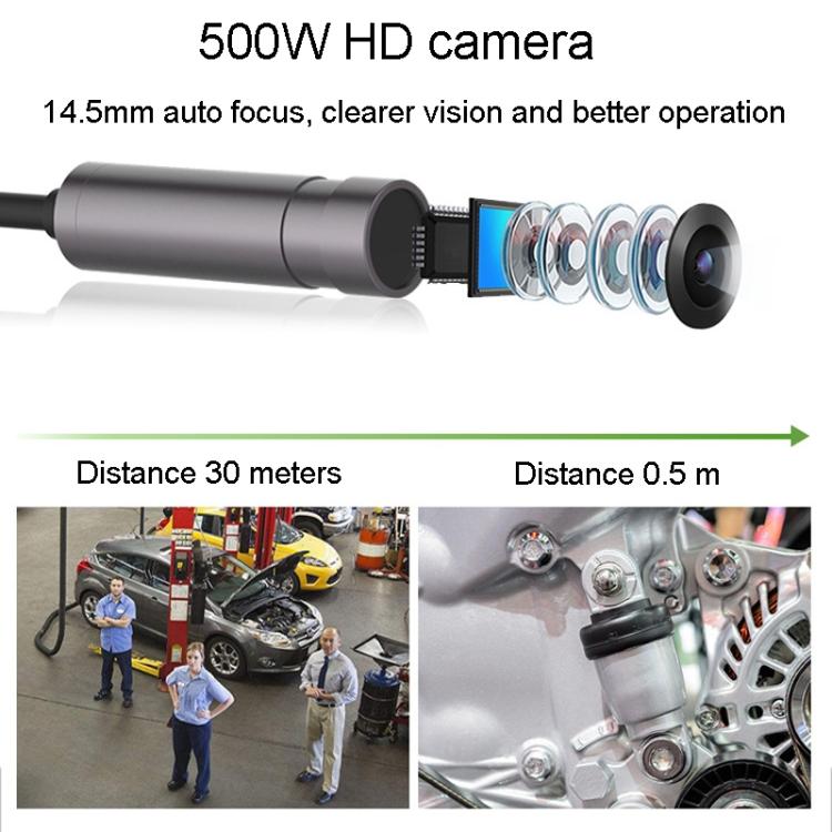 TESLONG NTS500 Industrial Pipeline Endoscope with 5 inch HD Screen, Model:Rotating 8.5mm Dual Lens / 3m