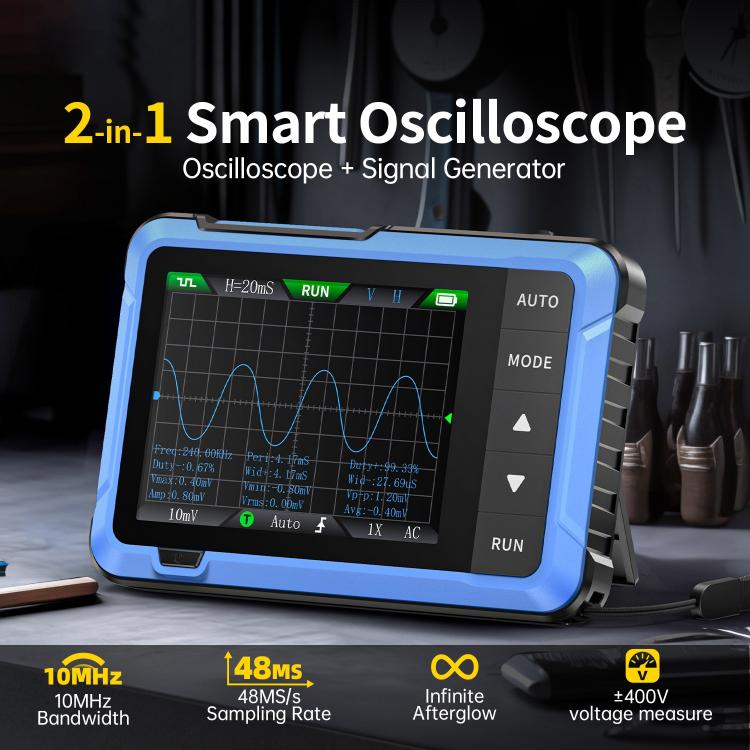 FNIRSI DSO510 Handheld Small Digital Portable Tablet Oscilloscope, DSO510