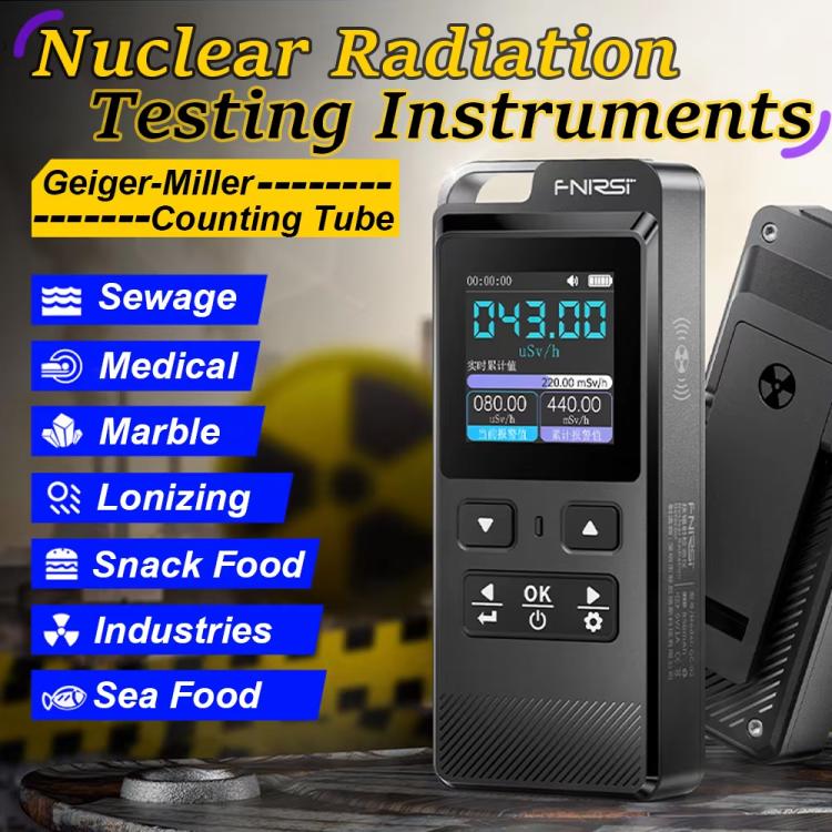 FNIRSI GC-02 Personal Radiation Detector with Alarm, FNIRSI GC-02