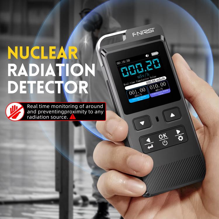 FNIRSI GC-02 Personal Radiation Detector with Alarm, FNIRSI GC-02