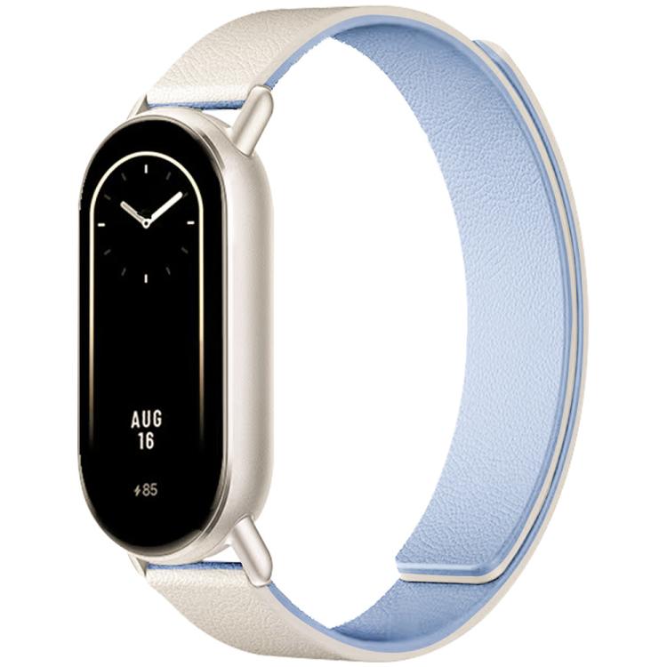 xDfind Litchi Texture Magnetic Silicone Watch Band, For Redmi Watch 6 / 5 / Xiaomi Band 9 Pro, For Xiaomi Smart Bnad 10 / 9 / 8