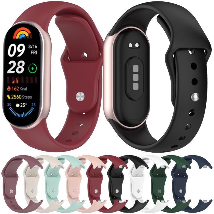 xDfind Reverse Buckle Silicone Watch Band, For Xiaomi Smart Band 10 / 9 / 8