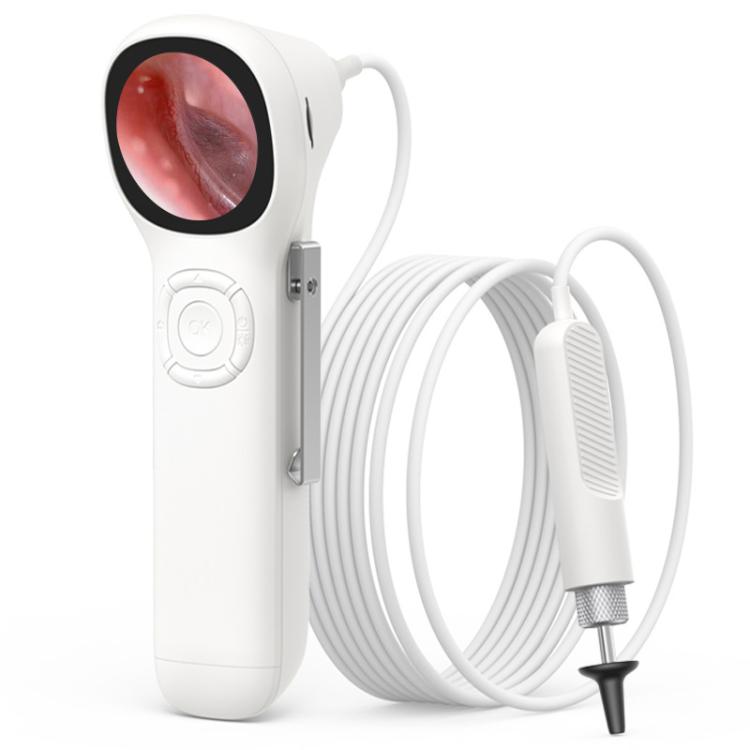 TESLONG SA160 1.45 Inch HD Screen Handheld Smart Visual Otoscope(White)