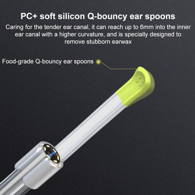 TESLONG SA39A WIFI Smart Visual Otoscope LED Ear Pick(White)