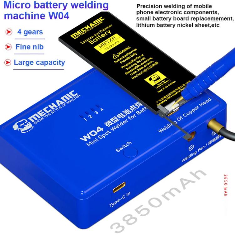 Mechanic W04 Portable Mini Battery Spot Welding Machine PCB Short Circuit Detector