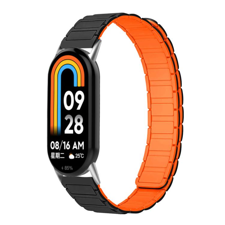xDfind I-shaped Magnetic Silicone Watch Band, For Xiaomi Smart Band 10 / 9 / 8