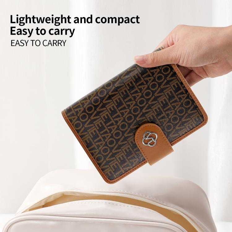 VIETAO VT-ZP-240 Multifunctional Leather Passport Card Holder(Coffee)