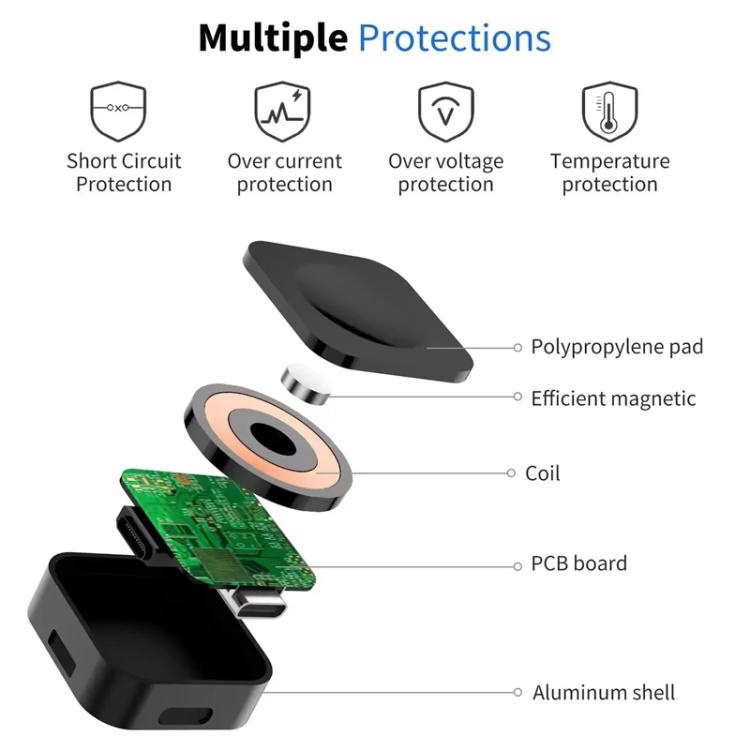 xDfind 8 Pin Portable Smart Watch Magnetic Wireless Charger for Apple Watch
