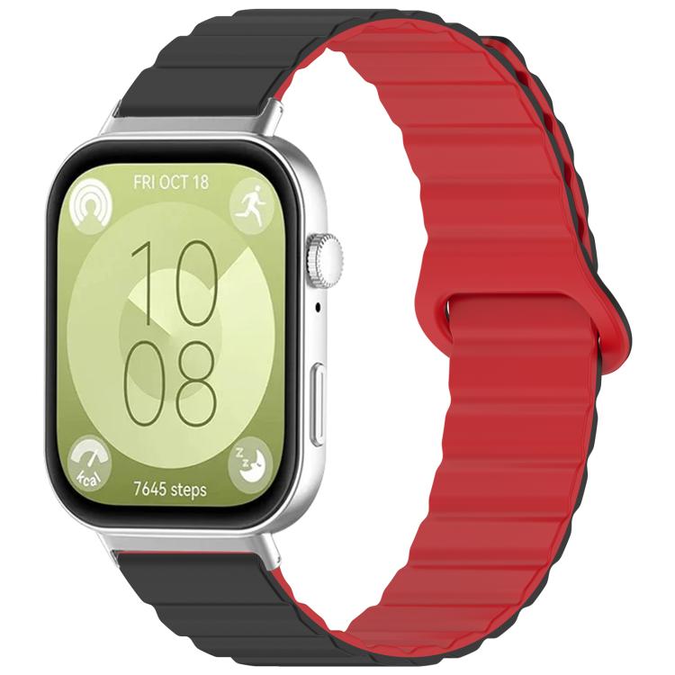 xDfind Loop Magnetic Glossy Silicone Watch Band, For Huawei Watch Fit4 Pro / Fit4 / Fit3